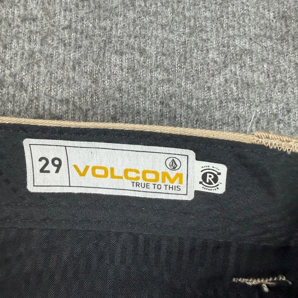 Volcom Chino Shorts Men's 29 Khaki Tan Frickin Modern Fit Repreve A0911600